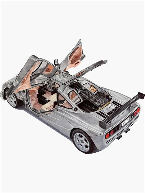 "McLaren F1." Sticker for Sale by Scherbatyuk | Redbubble