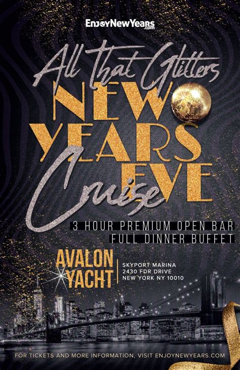 New Year S Eve Cruise Event Info Tickets Planning Nye Parties