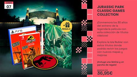 Revive Los Cl Sicos De Jurassic Park Classic Games Collection Desde Tu