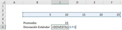 Desviación estándar en Excel Cómo calcularla fácilmente