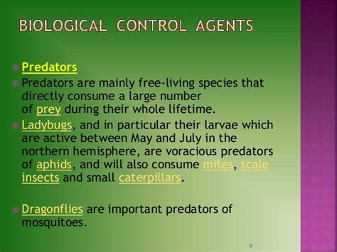 Biological control of pest