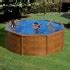 Piscina Desmontable Gre Sicilia Circular Imitaci N Madera Poolaria