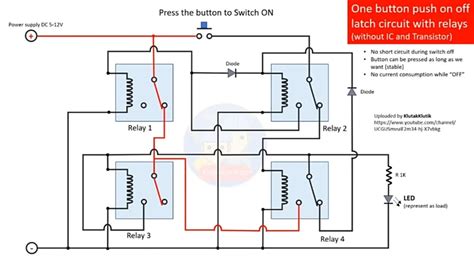 12v 5 Pin Latching Switch Diagram Yellow Wire