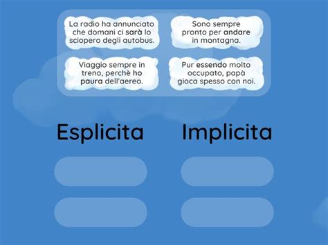 SUBORDINATE Implicite O Esplicite 1 Group Sort