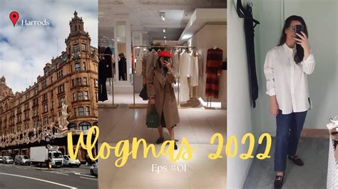 Christmas Shopping At Harrods London Vlogmas Helen Tsokana Youtube