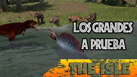 Rex vs Giga vs Spino vs Rex CARA A CARA The isle gameplay español