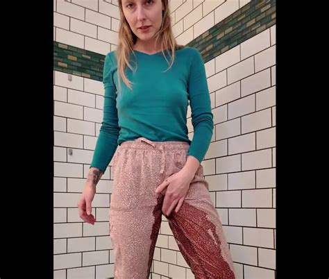 Pissing In Jeans Hot Slim Woman Pees In Her ThisVid