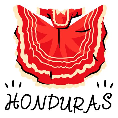 Guajiniquil Dress Honduras Illustration PNG SVG Design For T Shirts