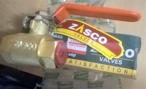 Stainless Steel Zasco Brass Ball Valve 1 Life Time Guarantee For