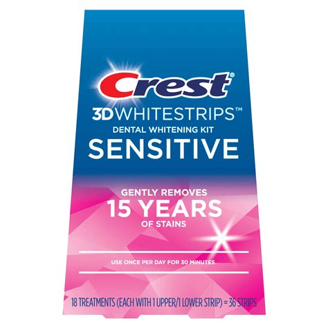 Crest 3D Whitestrips Sensitive Full-box sealed - Crestwhite.com