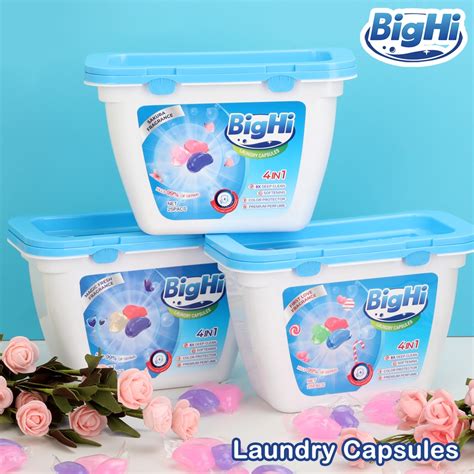 Bighi Detergent Laundry Capsules Sakura Fragrance Shopee Philippines