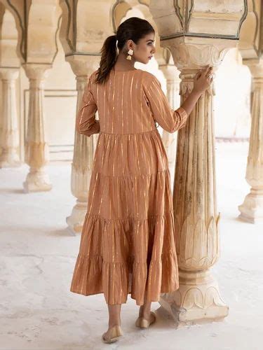 Mehak Nude Tiered Kurta At Rs 800 Piece Women Kurta In Jaipur ID 2851612429173