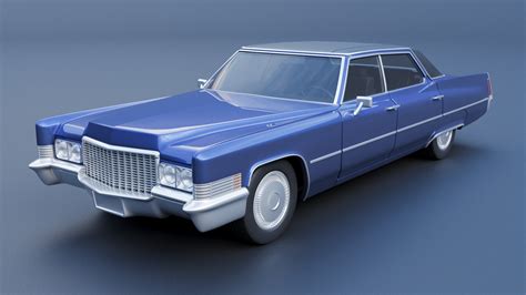 Archivo 3d Cadillac Deville 1970 4 Puertas・plan De Impresión En 3d Para