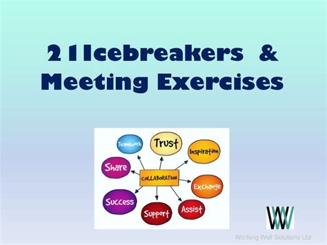 Ice Breaker Games For Meetings