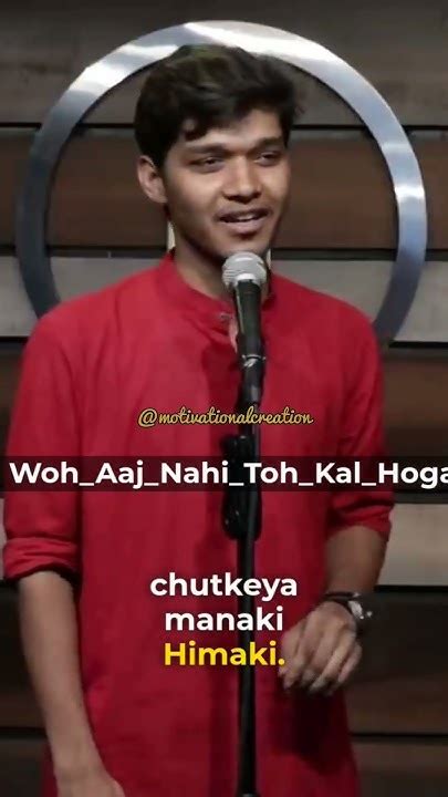 Woh Aaj Nahi Toh Kal Hogamotivational Speech By Shubham Shyam