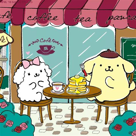 Looks Like Pompompurin Is Out With His Pal Macaroon For Valentines Day