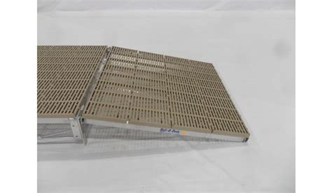 4 X4 Ramp Aluminum Thruflow Beige With Hinge Hewitt