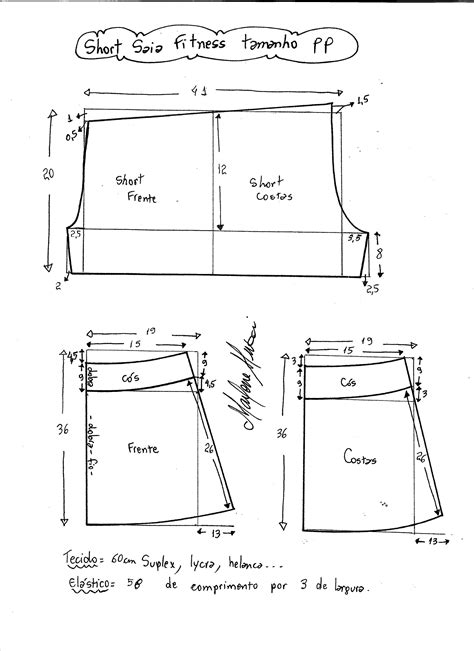 Como Hacer Short Para Niña Paso A Paso Escuela De Costuras Short Deportivo Mujer Patron