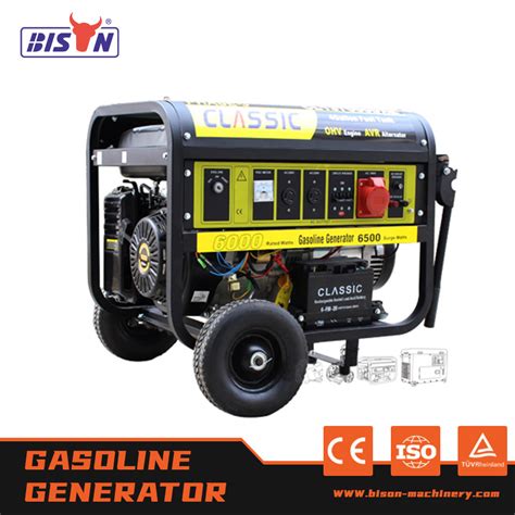 Bison Bs Hp Ohv Electric Start Gasoline Engine Generator Kw Kw