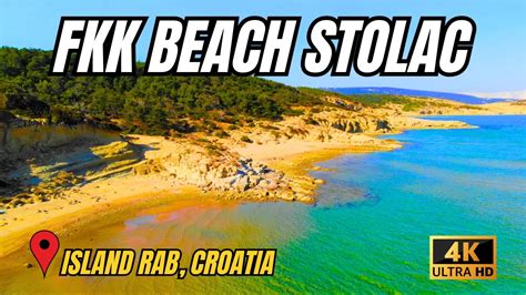 Fkk Beach Stolac Island Rab Croatia Youtube