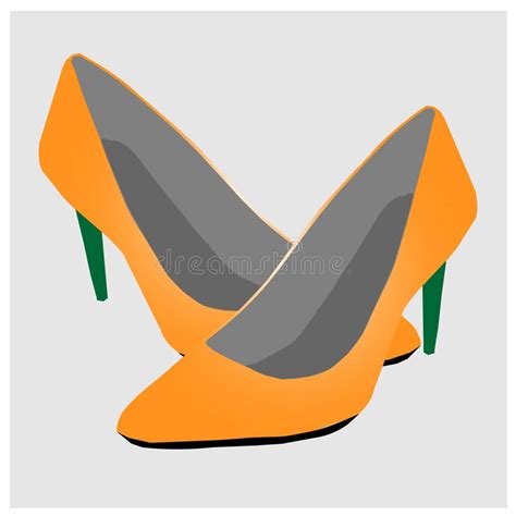 Colored Women`s High Heels Stock Vector Illustration Of Shoes 145012943