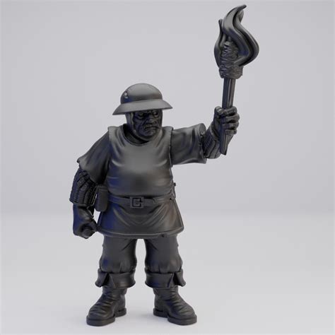 Hot Goblin 町衛兵短剣C ミニチュア ホットゴブリン 警備兵 松明