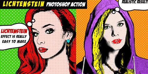 Pop Art Lichtenstein Photoshop Action Photoshop Video Photoshop Effects Photoshop Tutorial