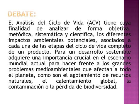 Ppt Analisis Del Ciclo De Vida Acv Powerpoint Presentation Free