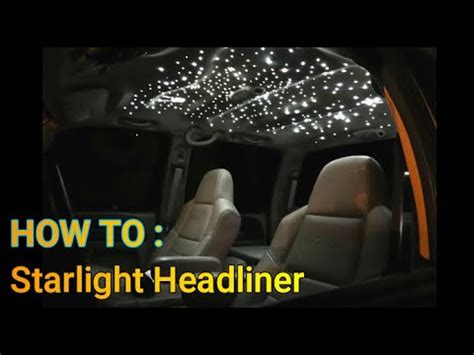 Rolls Royce Starlight Headliner HOW TO Install In My F250 WOW YouTube