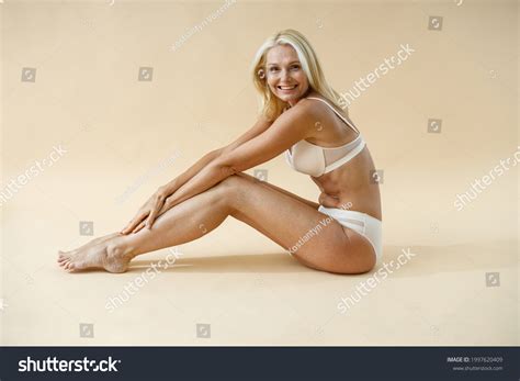 Beautiful Mature Blonde Woman Fit Body Stock Photo 1997620409 Shutterstock