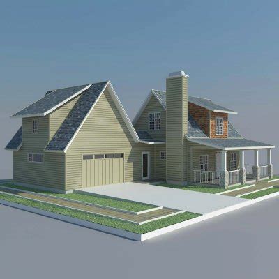 Country House - 3D Model by virtual3d