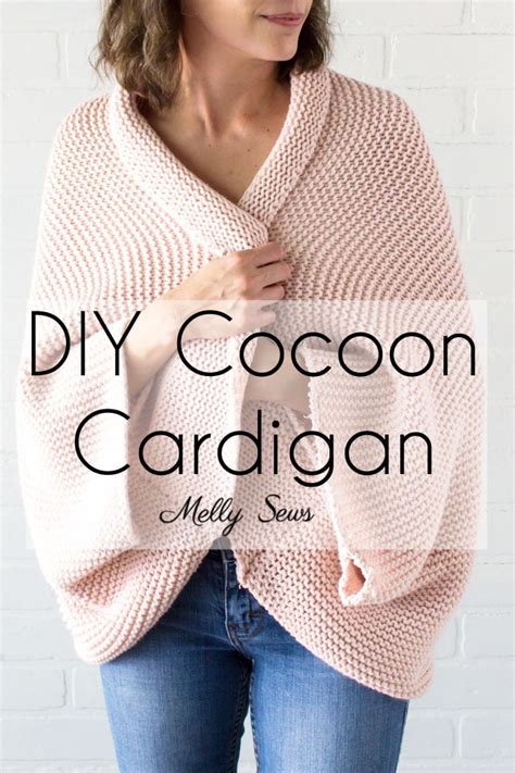 Diy Cocoon Cardigan Make A Blanket Sweater Melly Sews