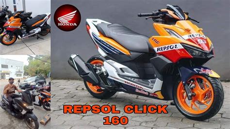 The New Honda Click 160 Abs And Cbs Variant Repsol Edition Youtube