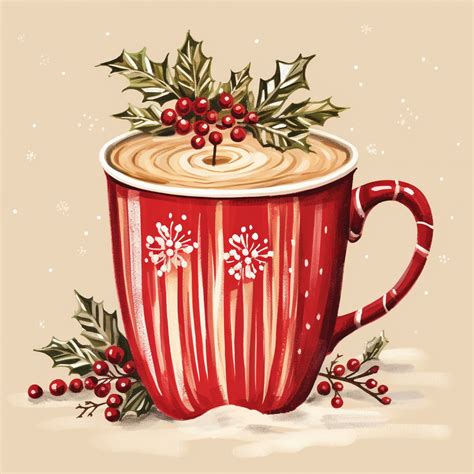 Christmas Hot Beverage Art Free Stock Photo - Public Domain Pictures