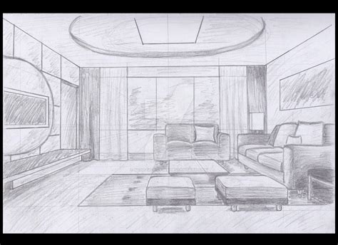 One Point Perspective Interior By Timluv On Deviantart Nbkomputer