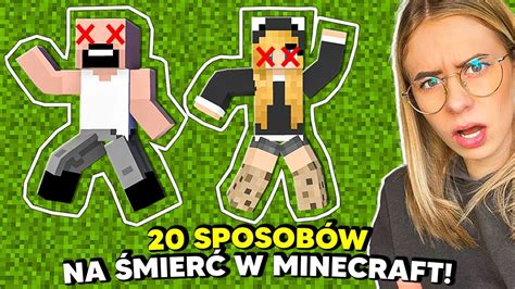 20 SPOSOBÓW na ŚMIERĆ w MINECRAFT YouTube