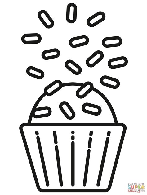 Sprinkles Coloring Pages