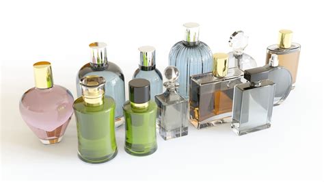 Perfume Mockup Collection D Model Cgtrader