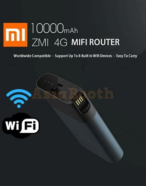 ZMi MF885 3G 4G LTE With Powerbank 10000mAh By Xiaomi Asia Booth