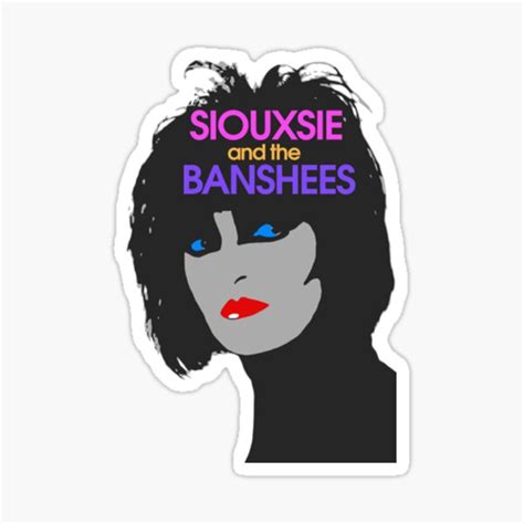 Siouxsie Sioux Sticker For Sale By Svgbycalligraph Redbubble