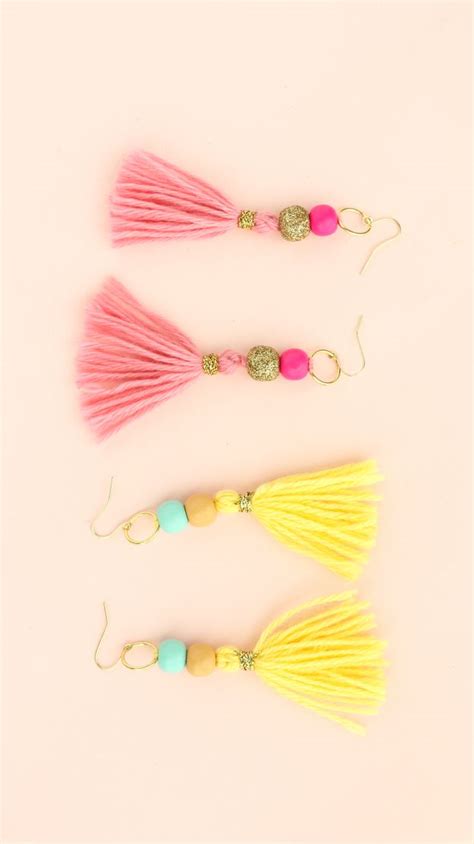 Diy It Super Simple Tassel Earrings A Kailo Chic Life Diy