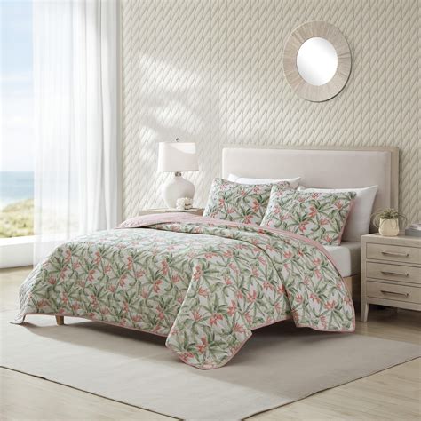 Tommy Bahama Home Tommy Bahama Acapulco Palms Cotton Reversible Green Quilt Set Wayfair