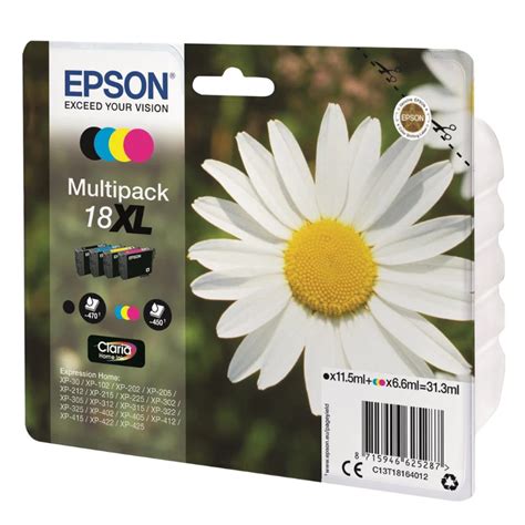 Buy Genuine Epson 18XL Multipack Ink Cartridges INKredible UK