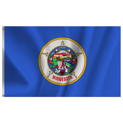 New Minnesota State Flag, New Design State Of Double Sided Minnesota ...