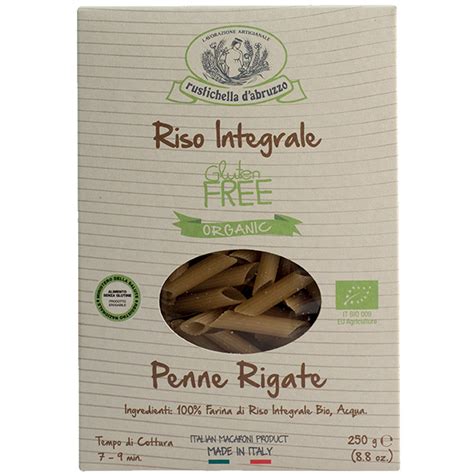 Penne Di Riso Integrale Senza Glutine Bio G Casa Rustichella