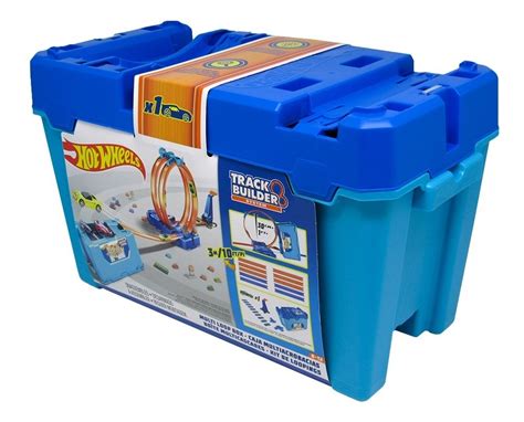 Hot Wheels Pista Track Builder Box Caixa Multi Loop Mattel Frete Gr Tis