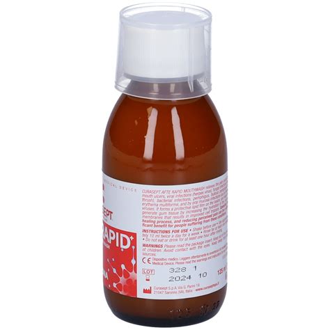 Curasept Afte Rapid Collutorio 125 Ml Redcare