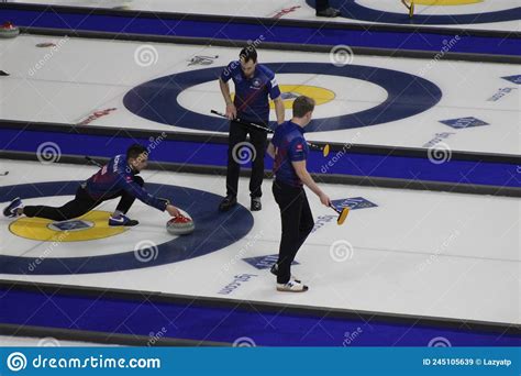 Lgt World Men S Curling Championships Editorial Stock Image