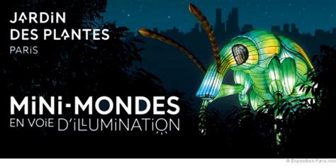 Expo Nocturne Mini Mondes Illumination Jardin Des Plantes