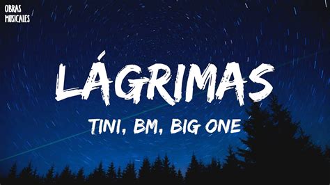 Tini Bm Big One L Grimas Letra Completa Crossover Youtube